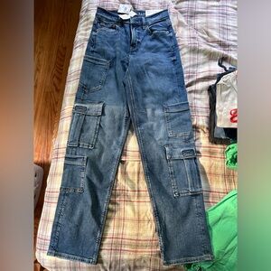 American Eagle cargo jeans size 000
